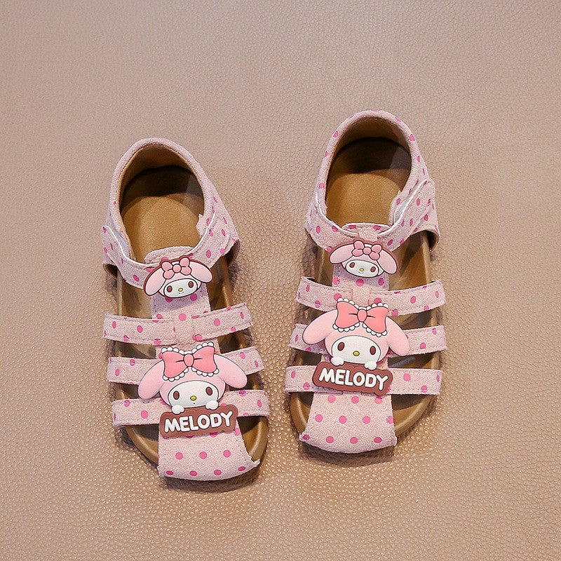 Summer Baby Girls Sandales romaines aux pieds fermés