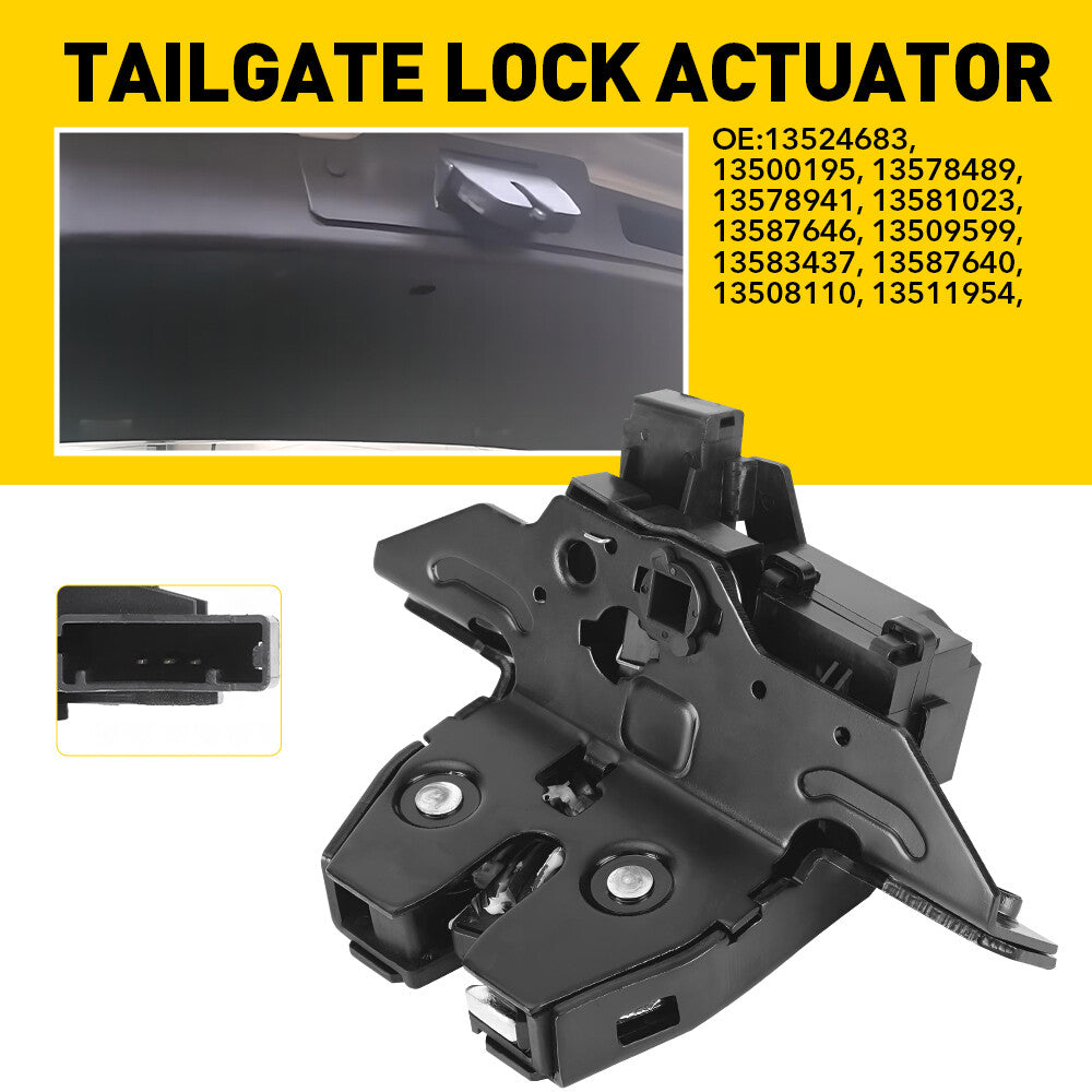 Pour Vauxhall Mokka 2012-2022 Mécanisme de fermeture à glissière arrière de porte à queue