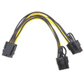 Ligne d'alimentation de carte graphique 6pin à double 8pin