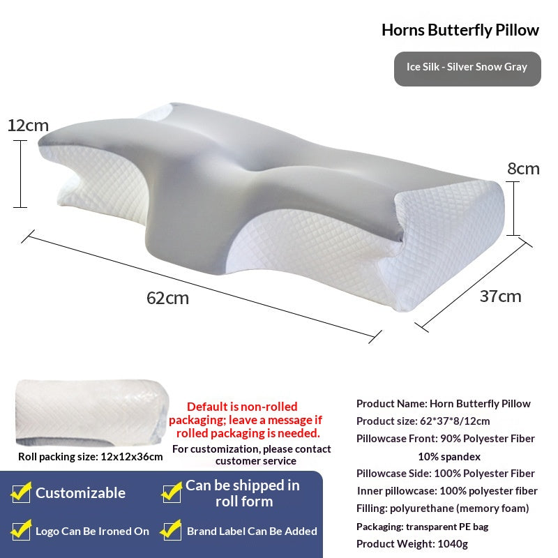 Oreiller en mousse mémoire avec récupération lente pour usage domestique