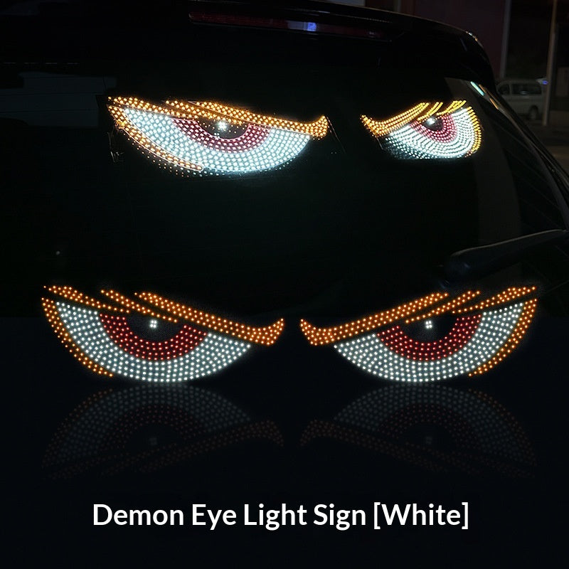 Étiquette de lumière de voiture dynamique affichage LED