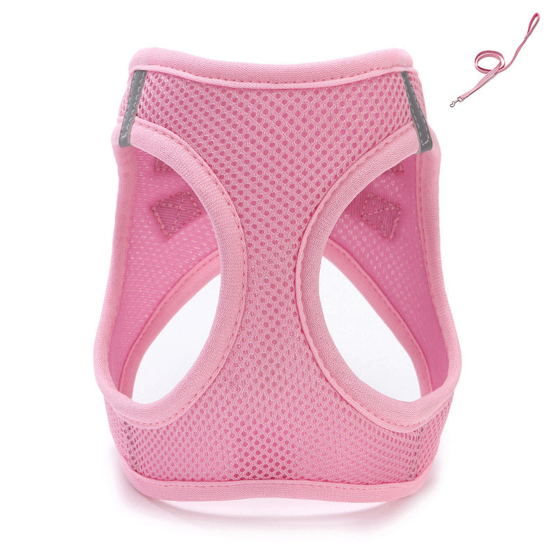 Pull de chat Rope Vest-style Slip chiens et chats Rope Pet sortie Mesh Cat laisse