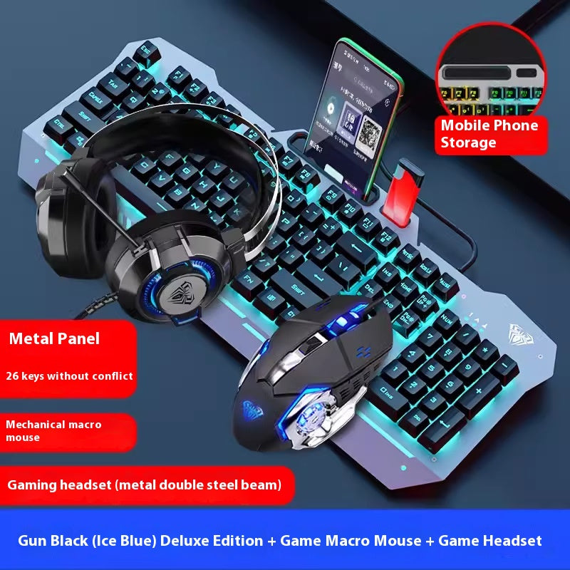 Jeu d'écouteurs à clé filaire de sensation mécanique