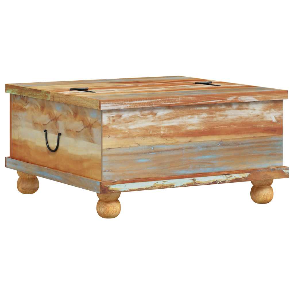 Table de café Bois recuit 70x Table de café Bois de mangue dure
