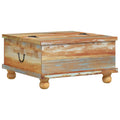 Table de café Bois recuit 70x Table de café Bois de mangue dure