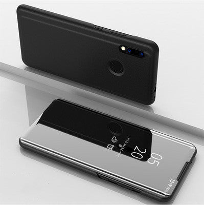 Téléphone mobile Shell couverture miroir en cuir
