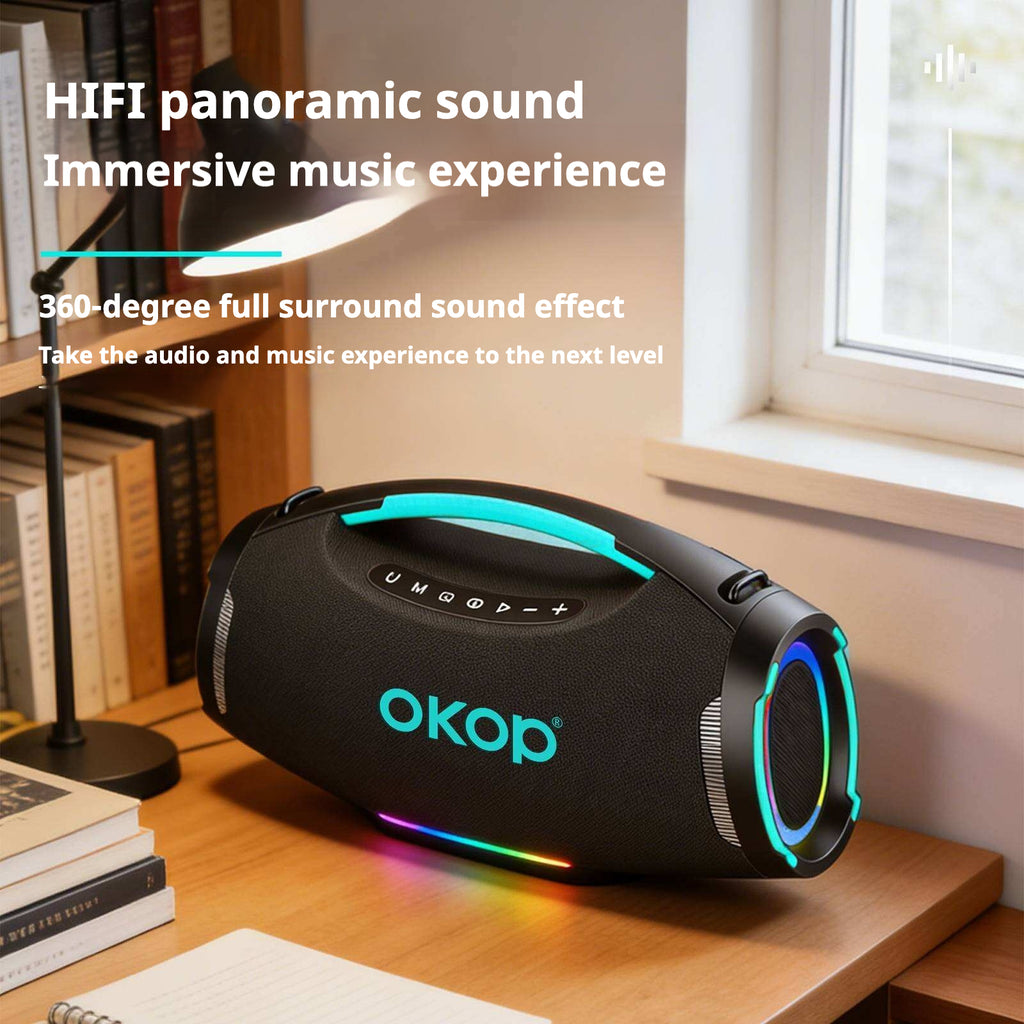 KP-8005 Haut-parleur Bluetooth sans fil portable haute puissance pour les collectes extérieures