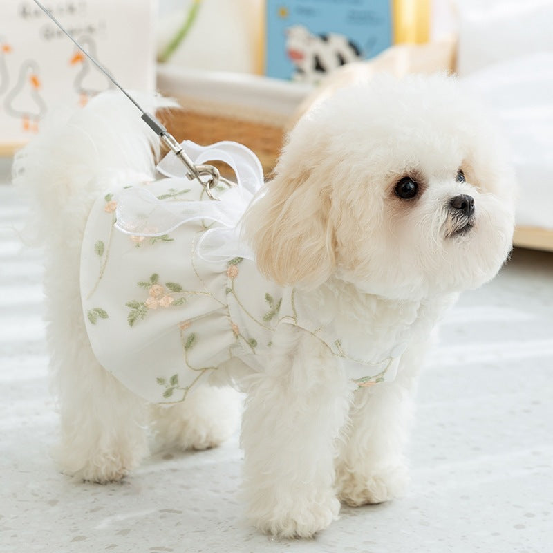 Double Layer Princess Skirt for Small and Medium Sized Dogs