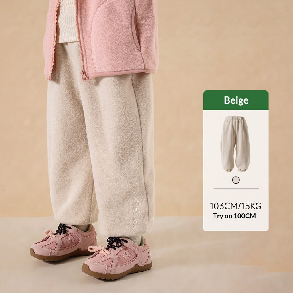 Pantalon élastique chaud de taille Hiver Casual Bas