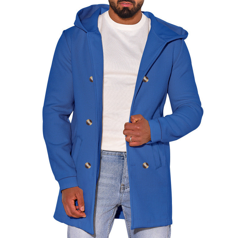 Manteau polyvalent en laine pour hommes