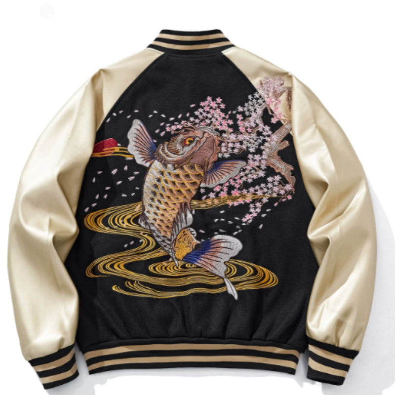 Veste de carpe brodée robuste