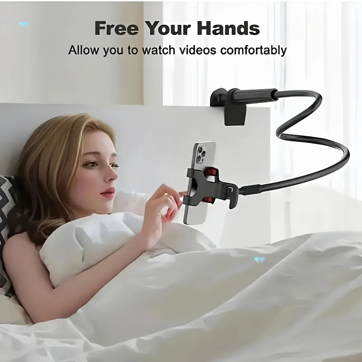 360 Degree Rotatable Spiral Base Lazy Phone Holder