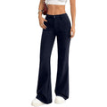 Border European and American Amazon Style Pantalons flamboyants Droite Haute-Waisted Léger Casual