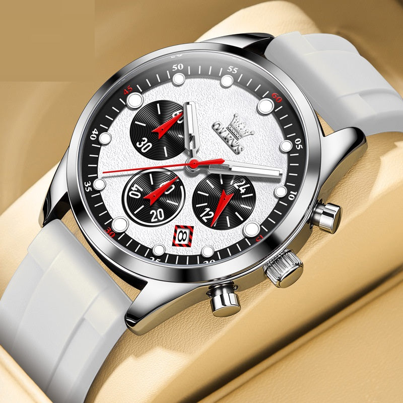 Montre Quartz multifonctionnelle pour homme