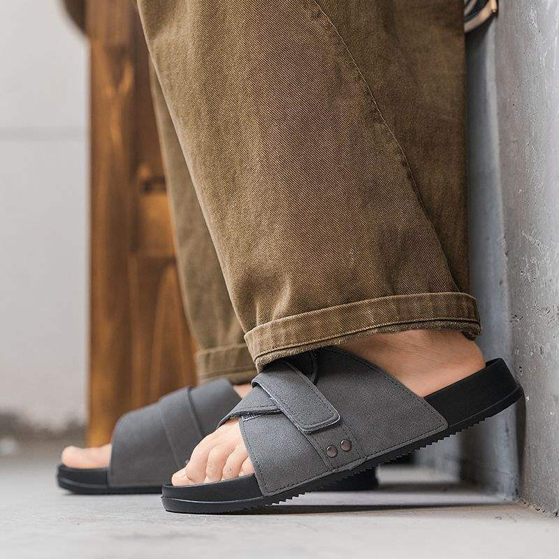 Pantoufles désodorisantes masculines non glissantes