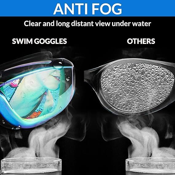 Gants de natation anti brouillard réglables Vision ultra-claire pour les hommes Femmes Enfants