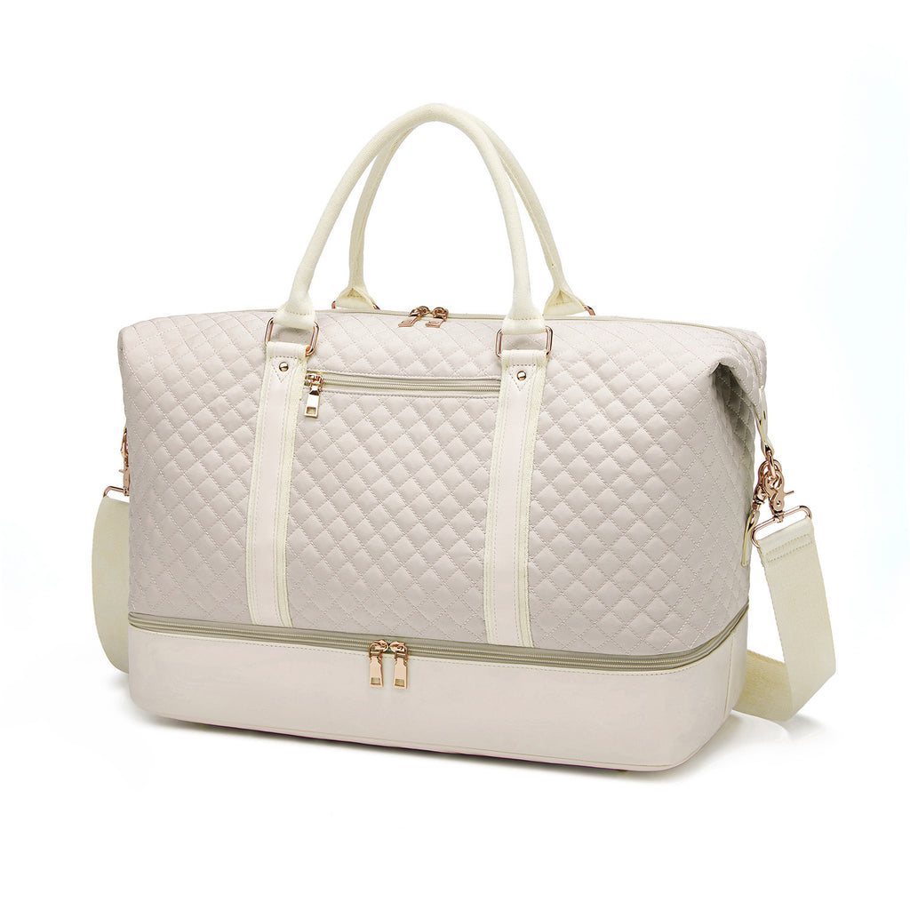 Sac de fitness pour femmes Rangement de chaussures Sac de voyage de grande capacité