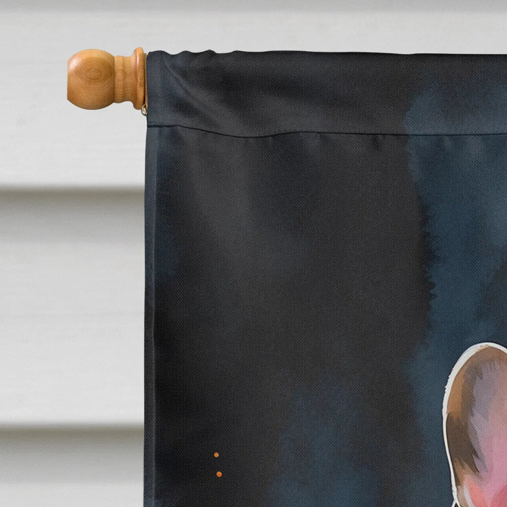 French Bulldog Puppy Maison d'Halloween Drapeau Grand Porc Manches Pole décoratif à l'extérieur