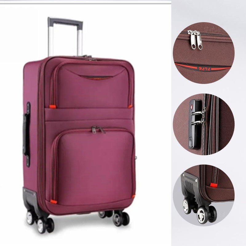 Valise à roulettes à quatre roues Étui en tissu Oxford