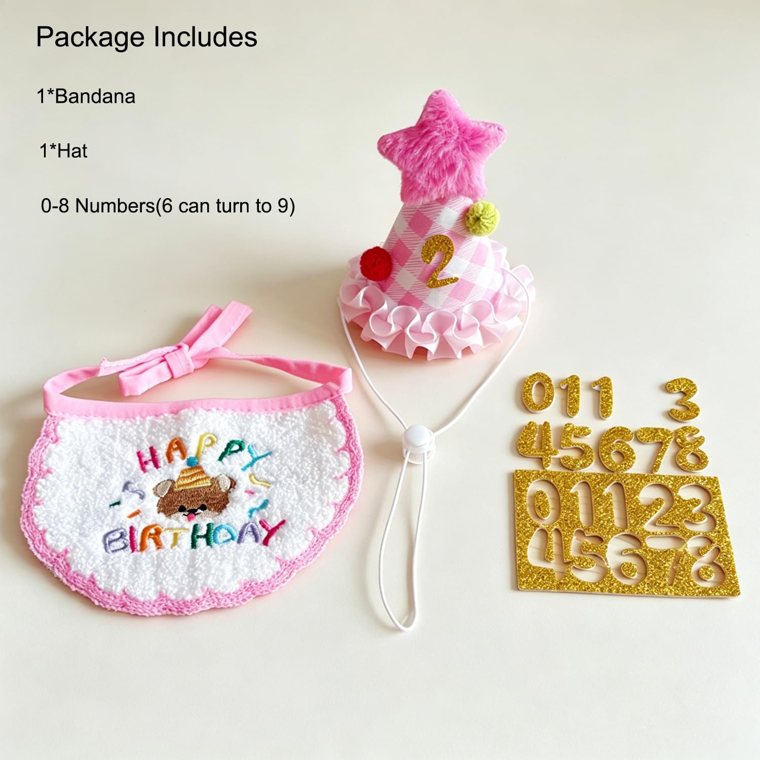 Fournitures pour fête d'anniversaire de chat