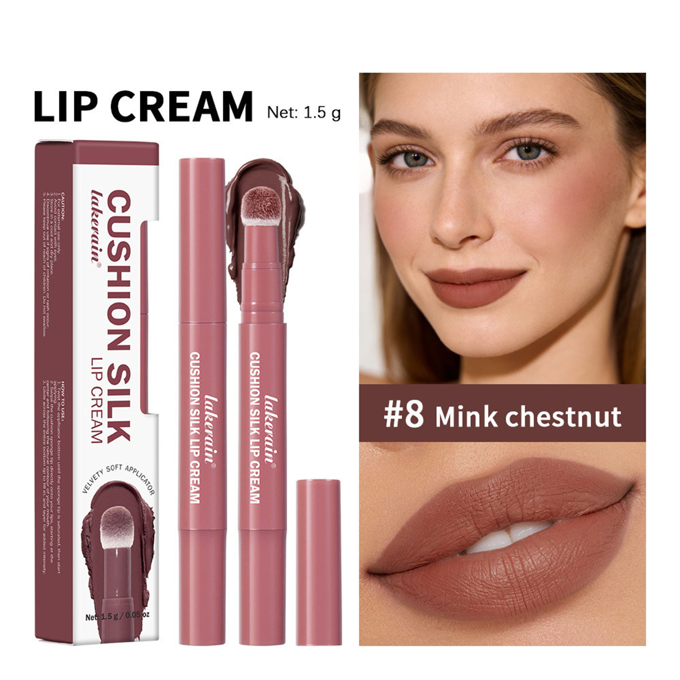 Matte Blush et rouge à lèvres 2-en-1 Produit multi-usages