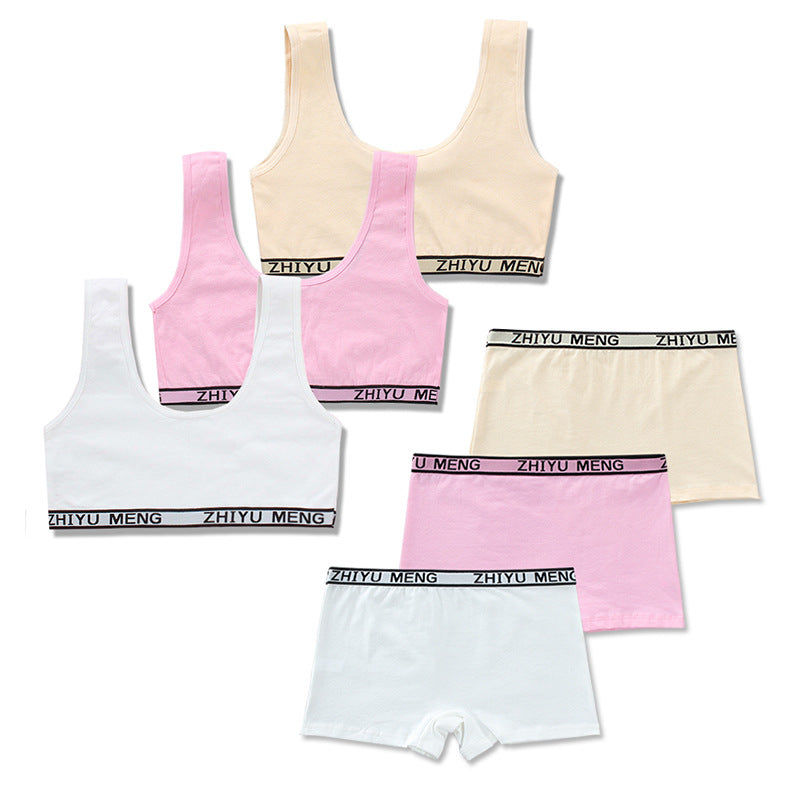 Ensemble de sous-vêtements en coton massif pur