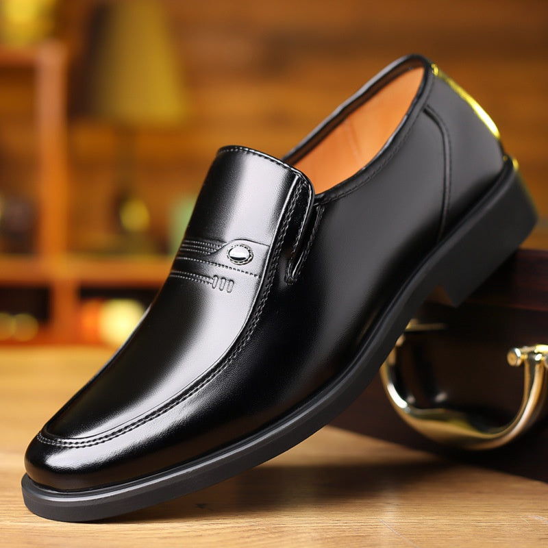 Chaussures en cuir pour hommes de printemps Plus-size