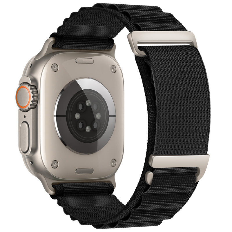Bracelet de montre avec deux sections de la boucle de nylon haute montagne