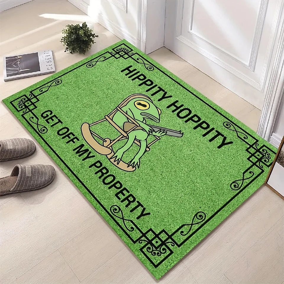 Frog Rocking Chair Funny Matelas de plancher sans glissement personnalisé