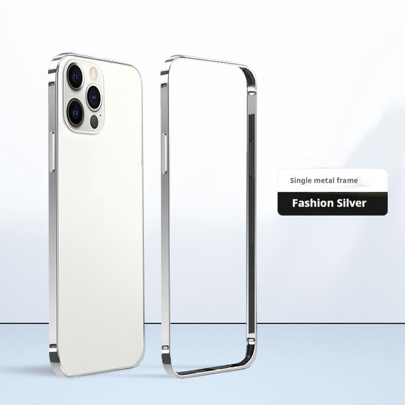 Boîtier de téléphone à cadre métallique