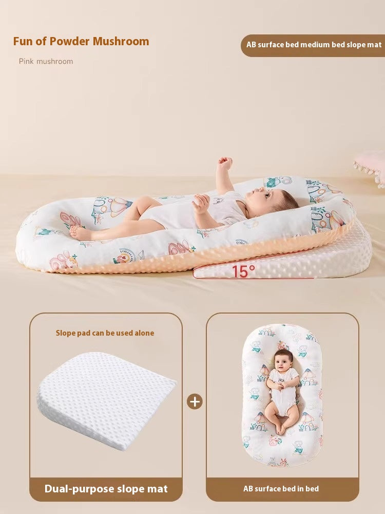 Minimally imprimé bébé apaisant et lit anti-stupéfiant