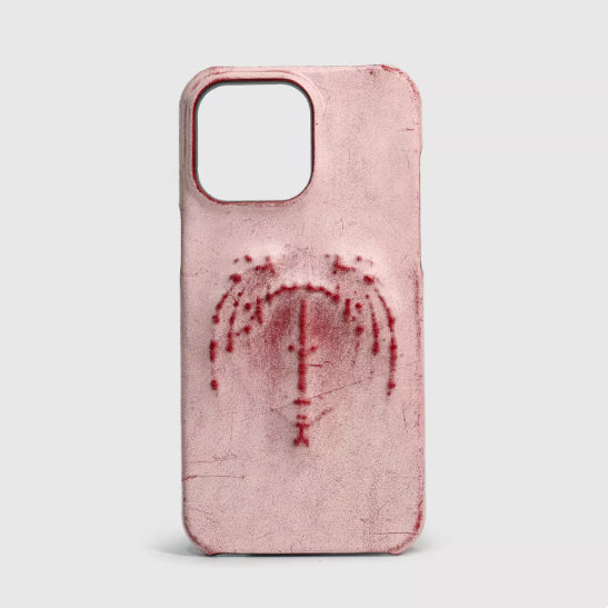 Rétro Vampire gothique Bat Wing Embossed Style foncé Étui téléphonique