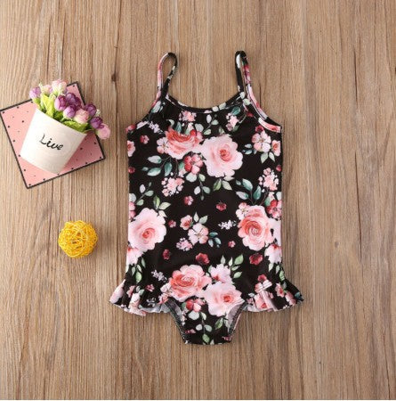 Maillot de bain imprimé léopard pour enfants
