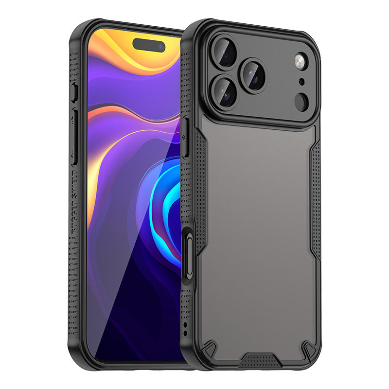Soft frosted edges and four corners to prevent falling mobile phone case protection