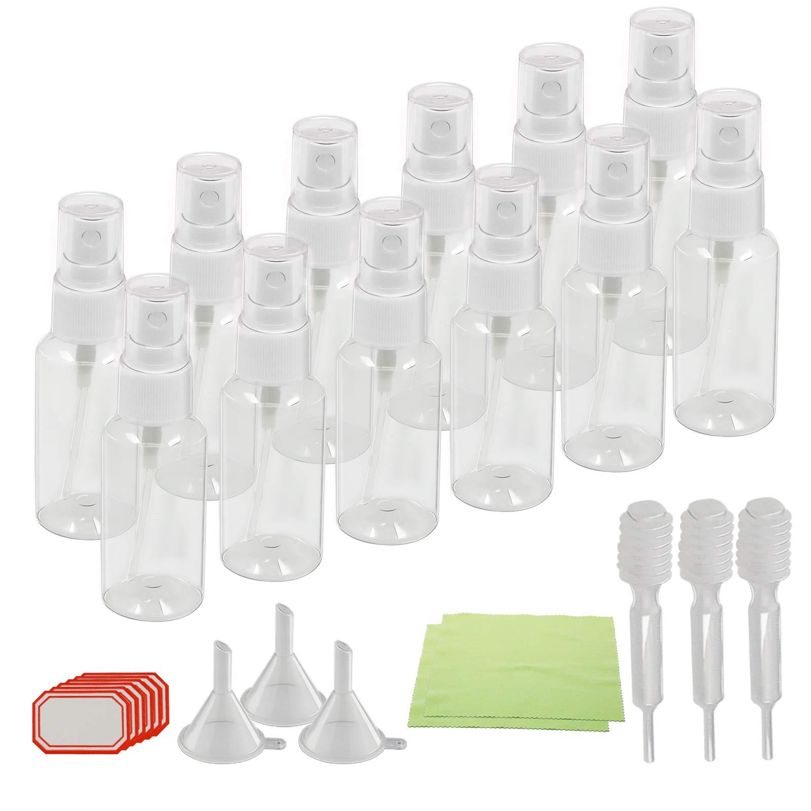 Bouteille à spray – 12 pièces avec des bouteilles de 30 ml