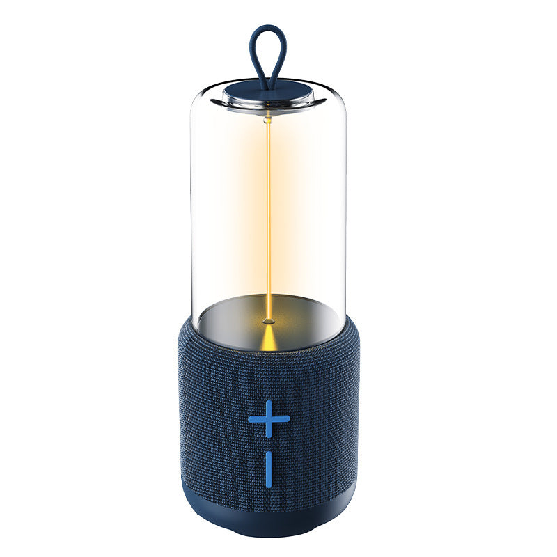 KP-816 Haut-parleur bluetooth extérieur portable avec lumière de nuit acrylique adaptée au côté du lit ou