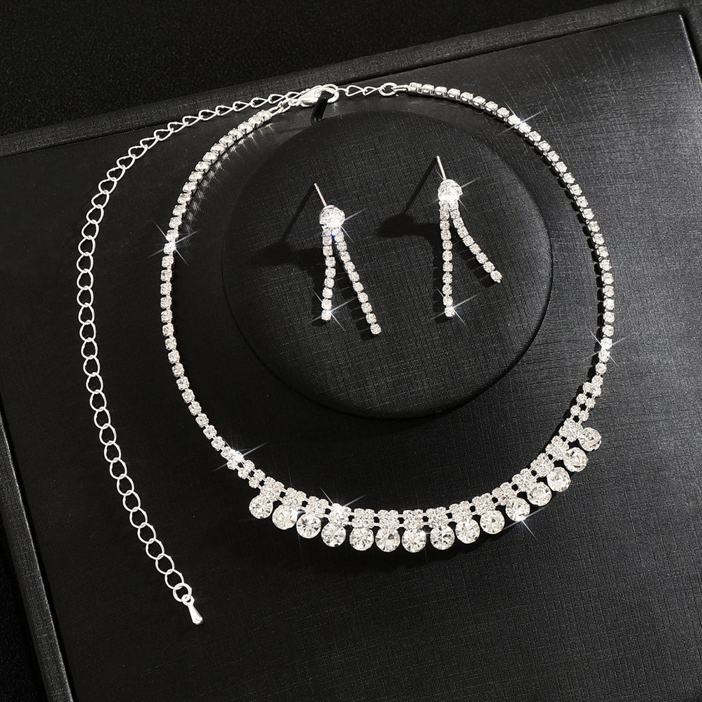 Femmes Glamour Mariage 2 Pcs Ensemble de Strass