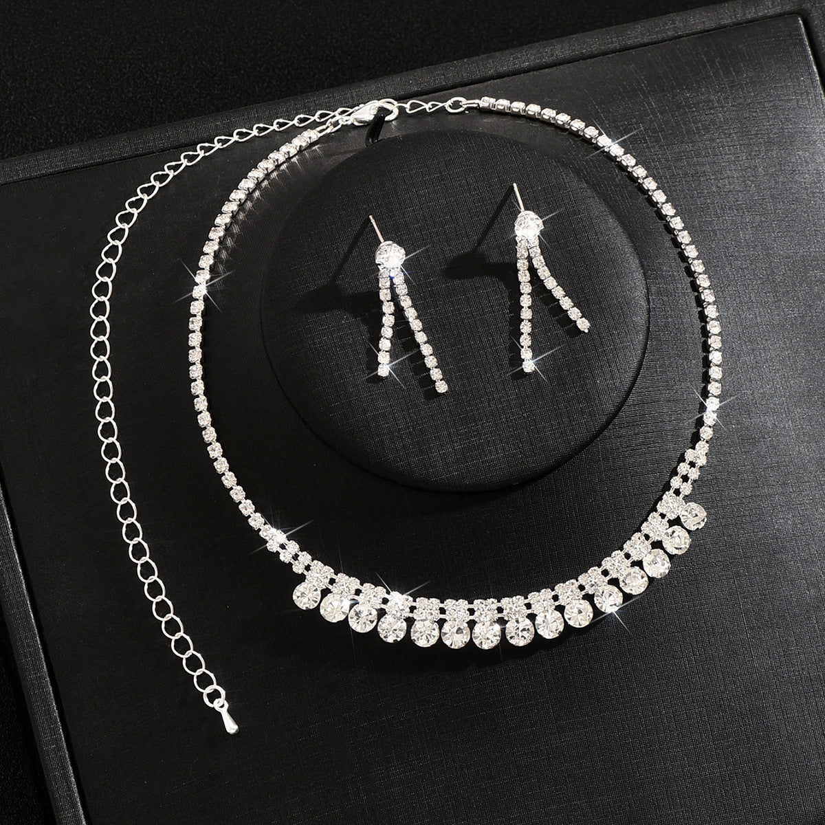 Femmes Glamour Mariage 2 Pcs Ensemble de Strass