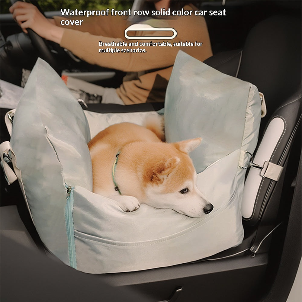 Lit de chien portatif vert léger Pet Car Kennel