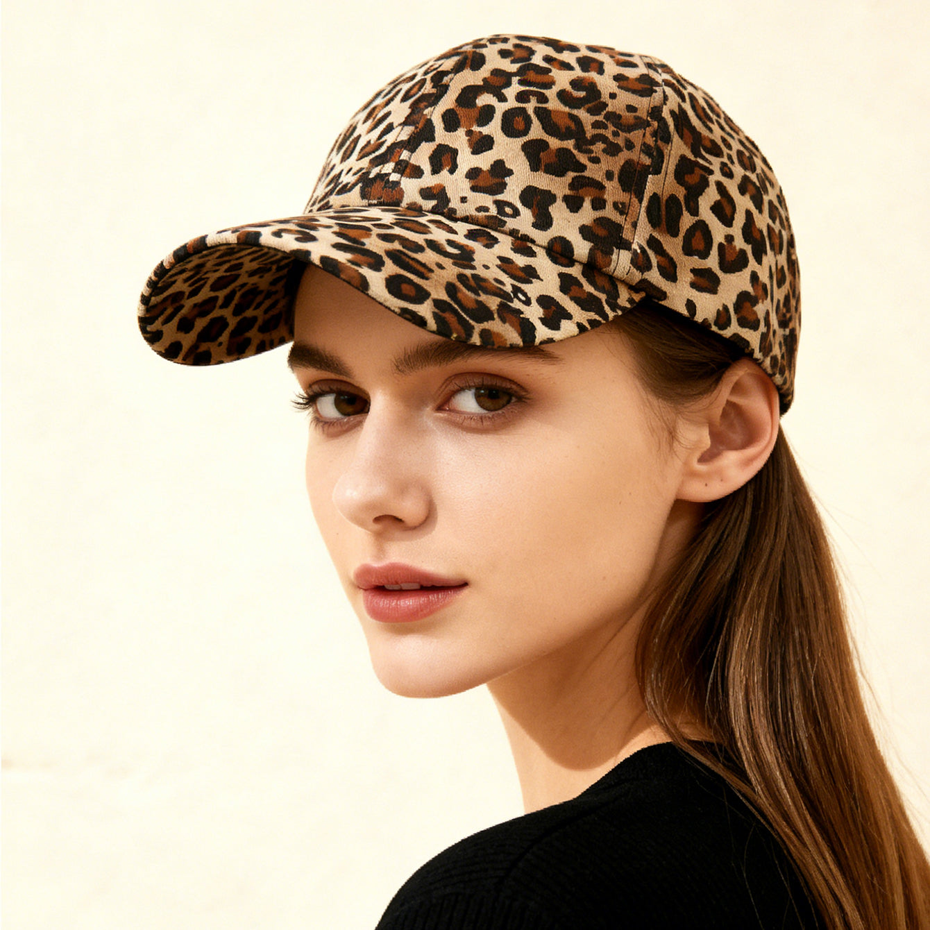Mode tendance européenne et américaine Full-pattern Leopard-print Casquette de baseball