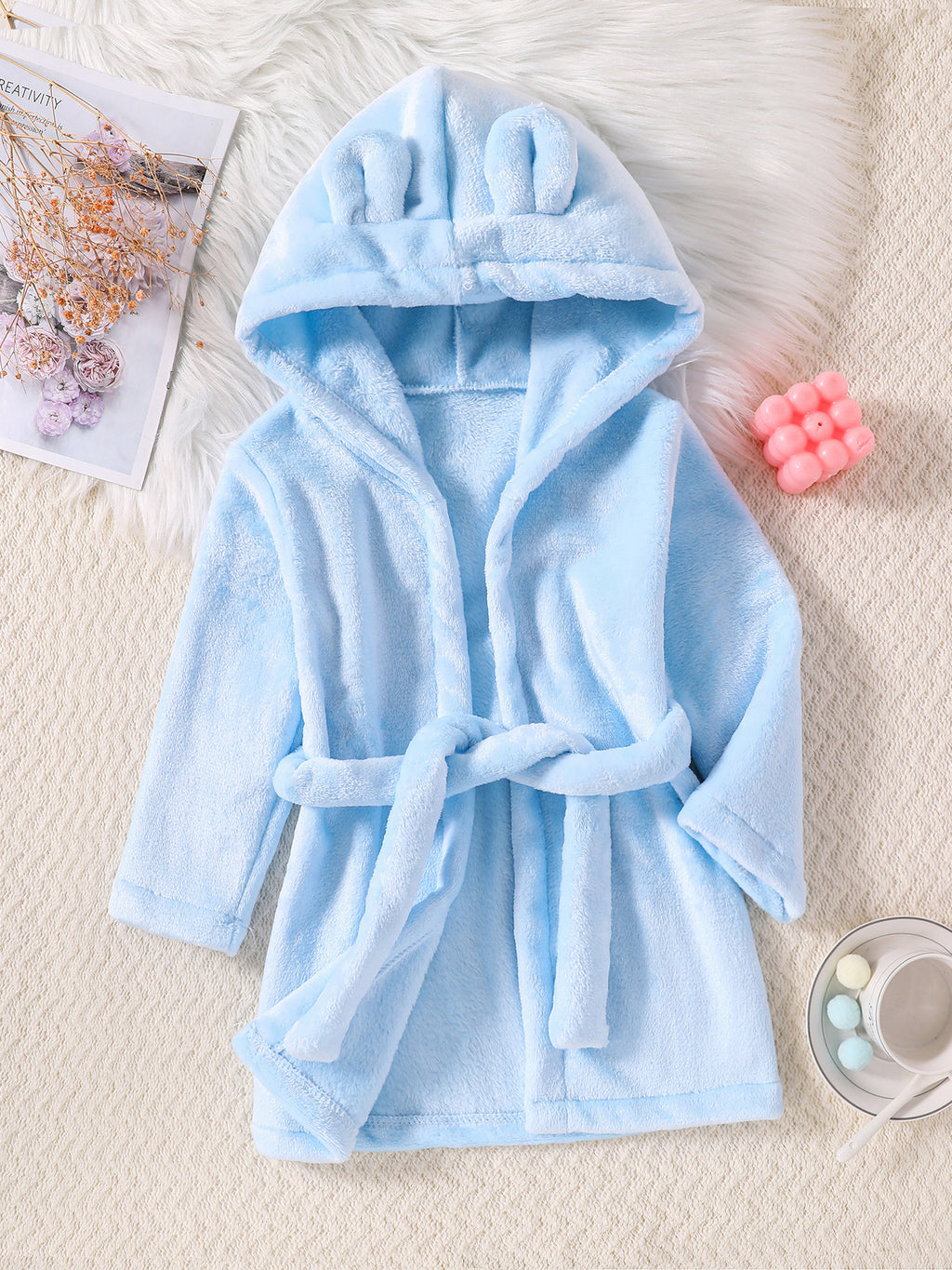Pyjama en flanelle épais pour enfants avec polaire doux