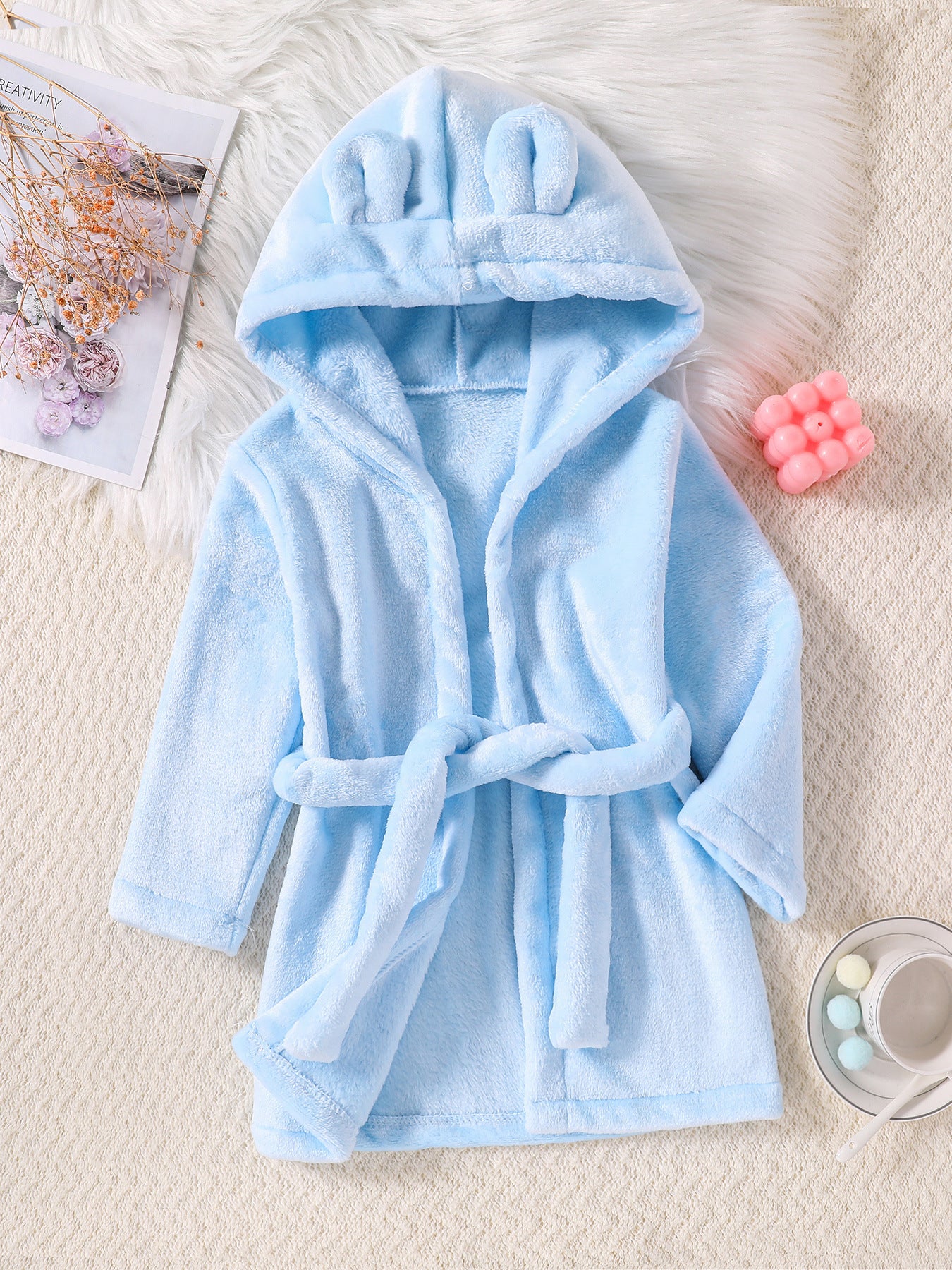 Pyjama en flanelle épais pour enfants avec polaire doux