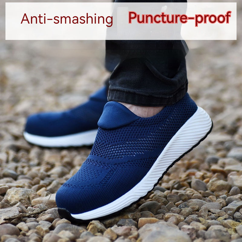 Chaussures de travail en acier anti-smash et anti-puncture pour hommes