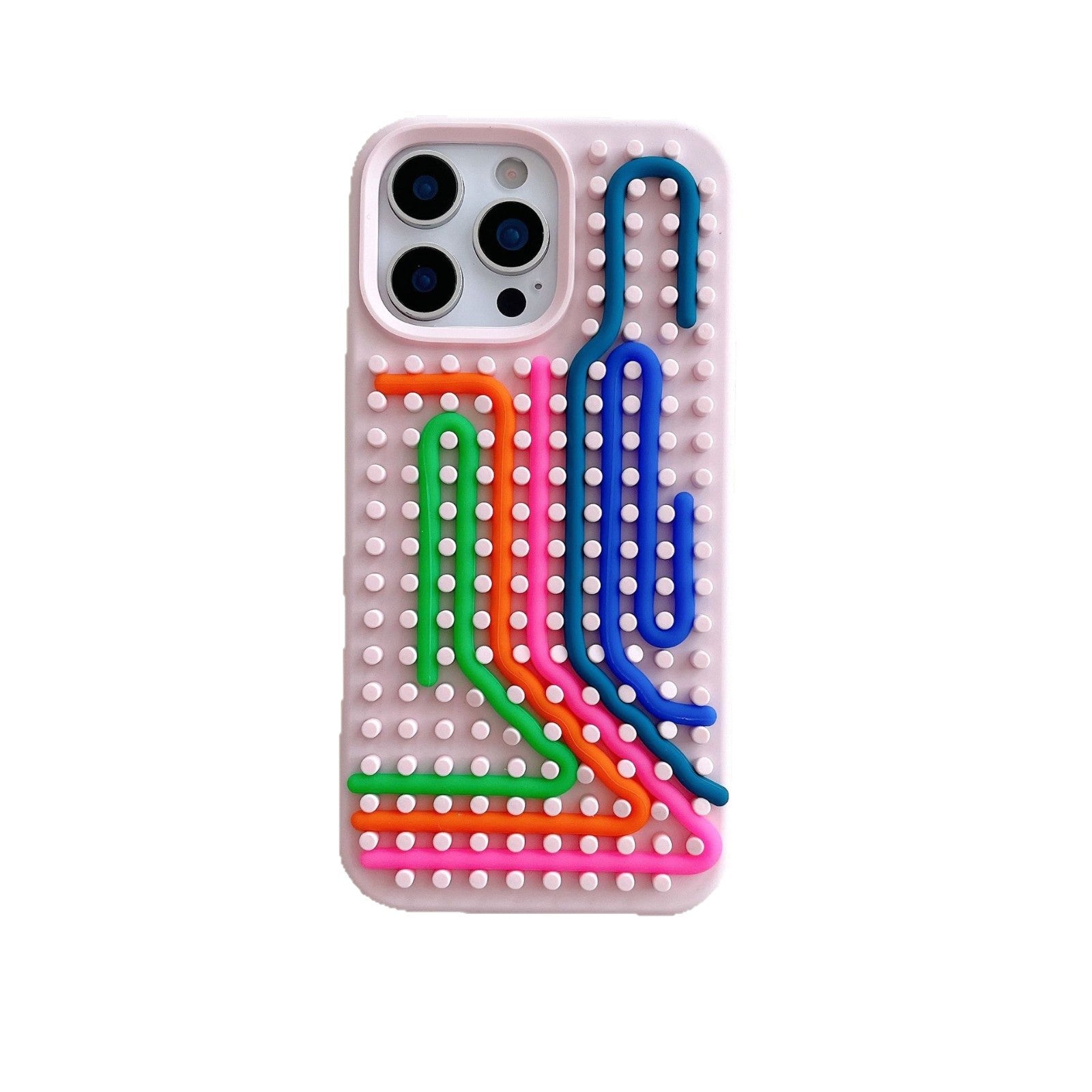 Bandes de couleur Silicone boîtier de téléphone résistant à la chute