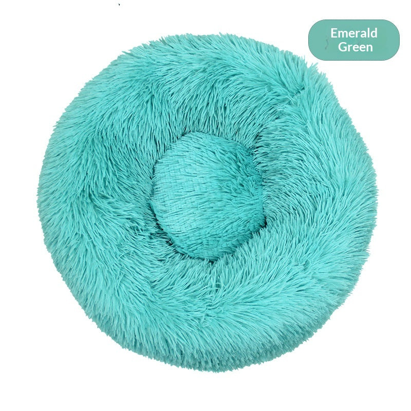 Lit de chien amovible et lavable Détachable Lit de chat en peluche