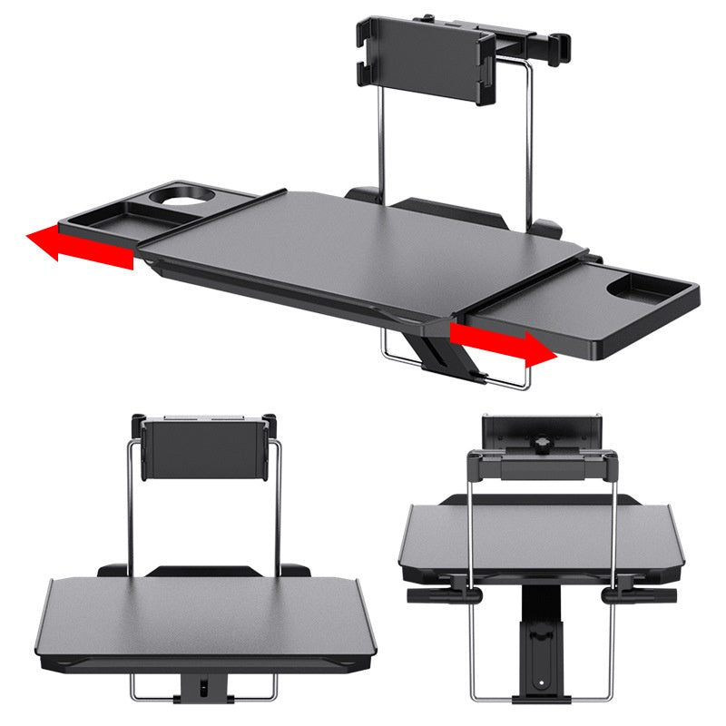 Table de petite table pour voiture siège arrière Table à manger Bureau d'ordinateur pliant