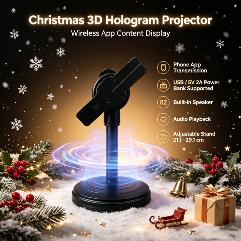Wiilala LS-12 Ultra HD Mini ventilateur holographique 3D