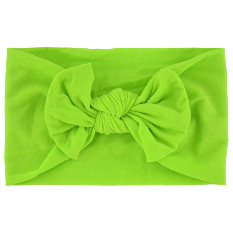 Bandes de tête Super Stretchy Soft Knot avec arcs de cheveux Tête Wrap Accessoires de cheveux pour nouveau-né B