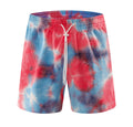 Tie-dye Waffle-Weave American-Style Hommes Short de course