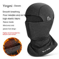 Masque de vélo à tête thermique avec trou à paupières